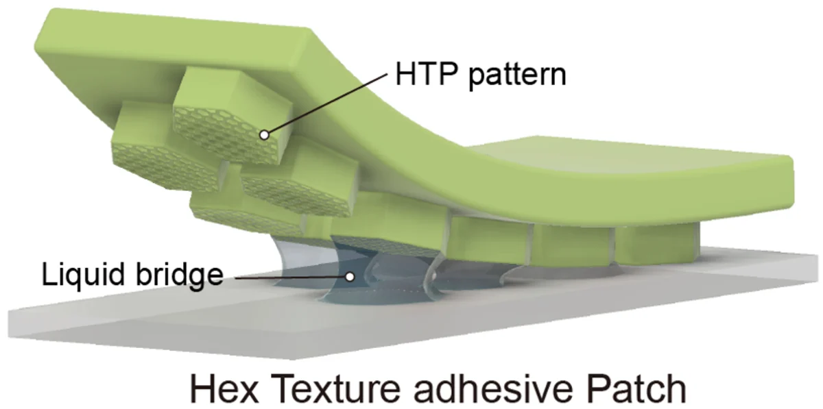 Contact-interface design with confined liquid bridges.